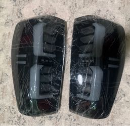 19-22 GMC Sierra Smoke Black LED Bar Tail Lights