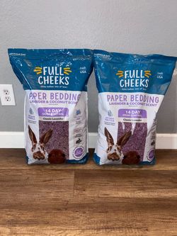 Cheeks Small Pet Paper Bedding (Lavender & Coconut) - Unopened 2 bags For $15 Total