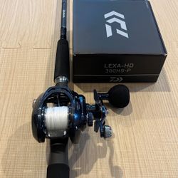 Daiwa Lexa-hd 300hs-p Combo