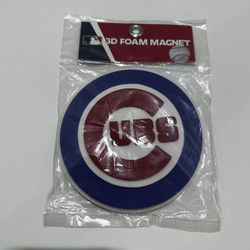 Chicago Cubs 3-D foam magnet
