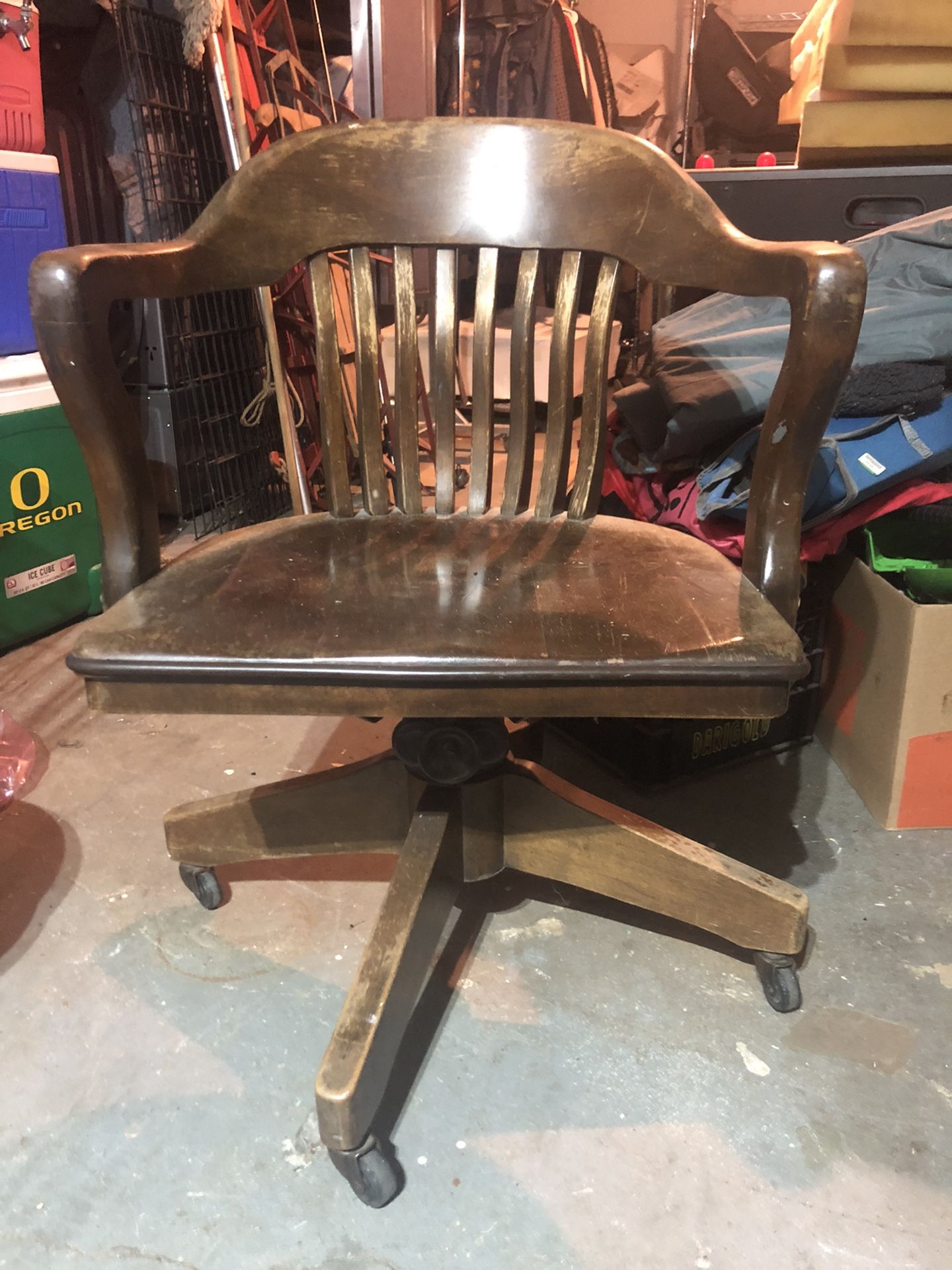 antique office chair 