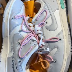 Off white Dunks Lot 9 Size 9.5 men’s 