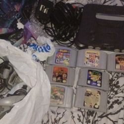 Nintendo 64 with Games