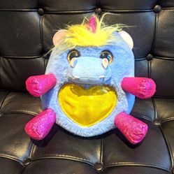 Zuru Rainbocorn Fairycorn Hippo Periwinkle W/Fairy Wings Stuffed Plush 10 New 