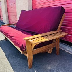 Wood Futon (Free Delivery)