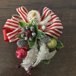 Vintage Christmas corsage made in Japan