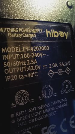 Hiboy  Power Supply Battery Charger