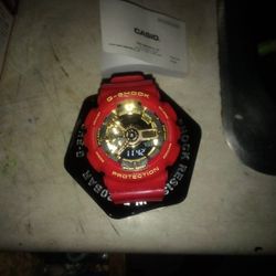 G Shock Watch with Case And Manual