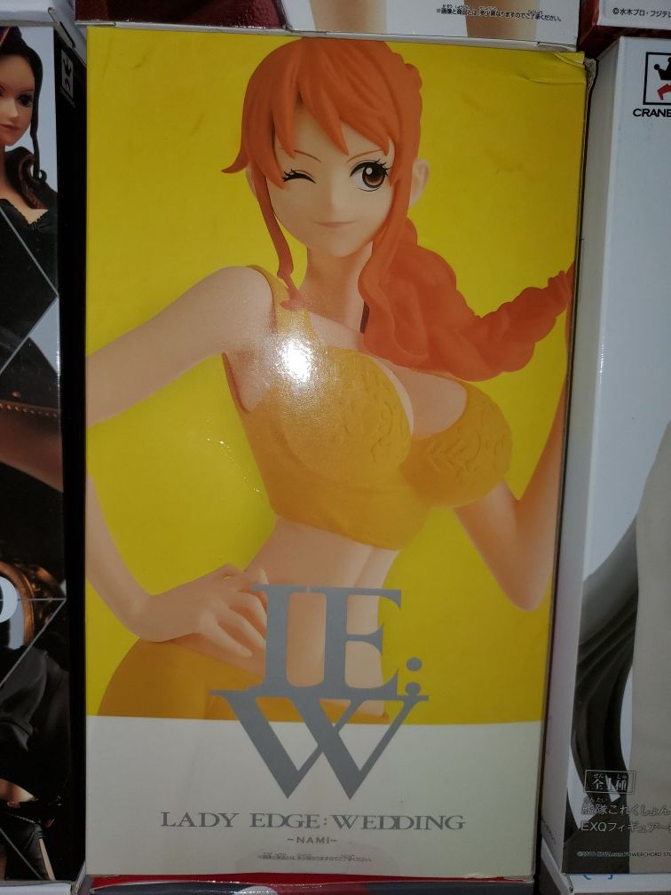 BANPRESTO NAMI ONE PIECE WEDDING (YELLOW) ANIME FIGURE