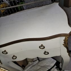 Small Table White Painted