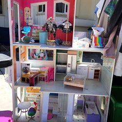 Rainbow High House, Dolls And Car