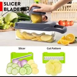 piece vegetable multifunctional kitchen vegetable slicer, vegetable grinder, diced, divided, potato grinder