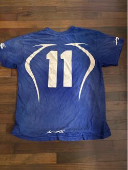 Blue hellstar warm up tee