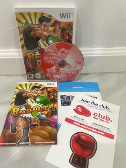 Selling Punch-Out!! for Wii; complete set, game disc is pristine and scratch-free.