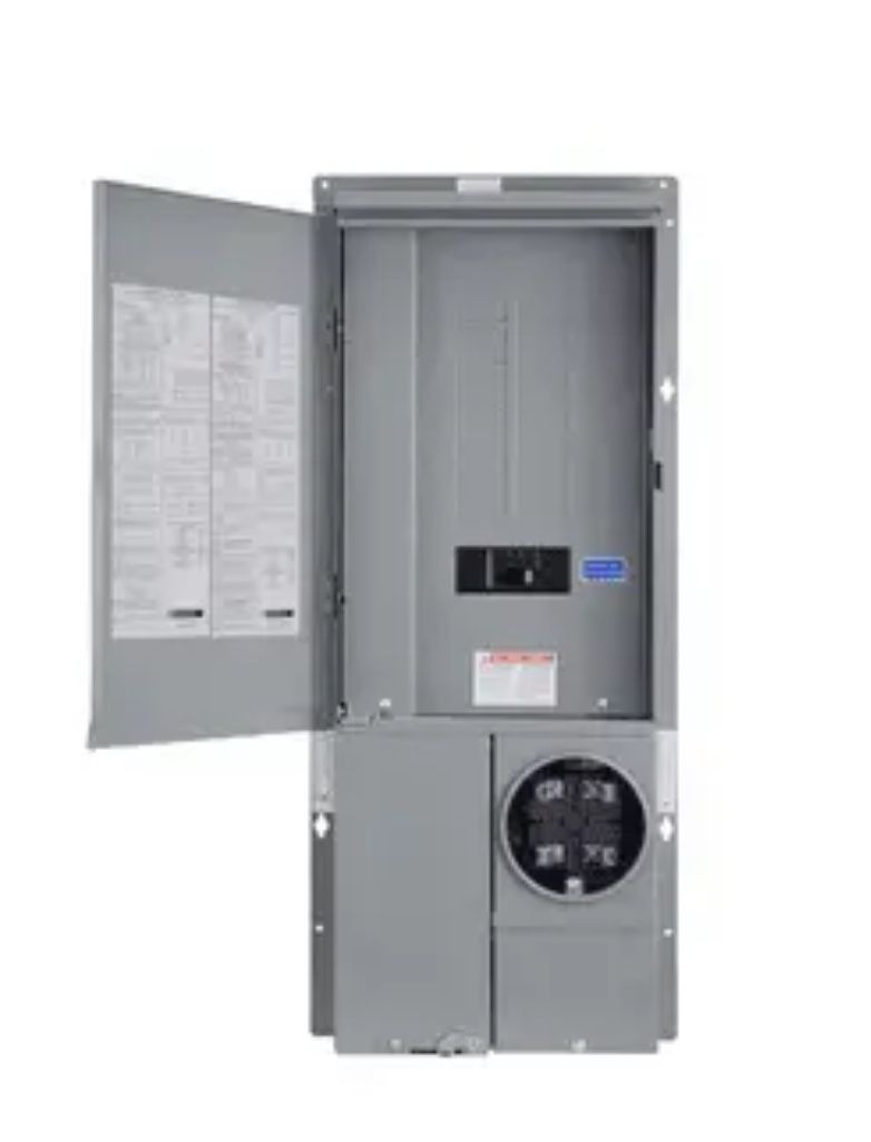 200 Amp Meter Panel 20-40 Spaces Semi-flush Solar Ready