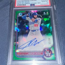 Dodgers baseball card