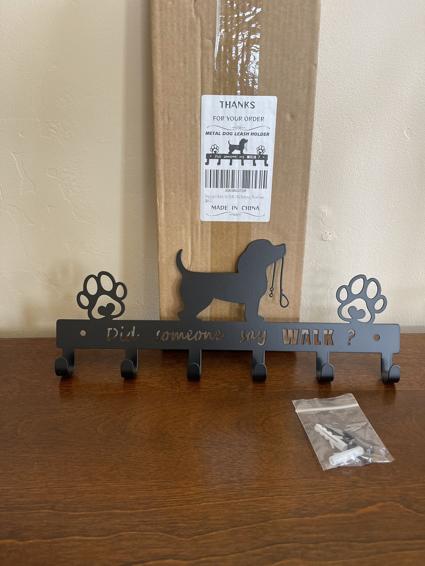 Metal Dog Leash Holder