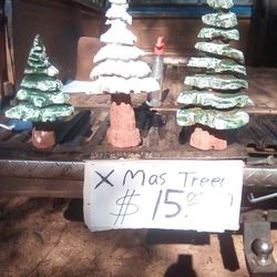 Hand Carved Trees From Oak