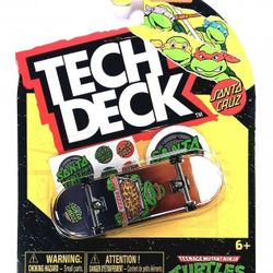 MICHELANGELO × PIZZA | TMNT SANTA CRUZ SERIES | 2024 TECH DECK | NEW IN BOX | FACTORY SEALED