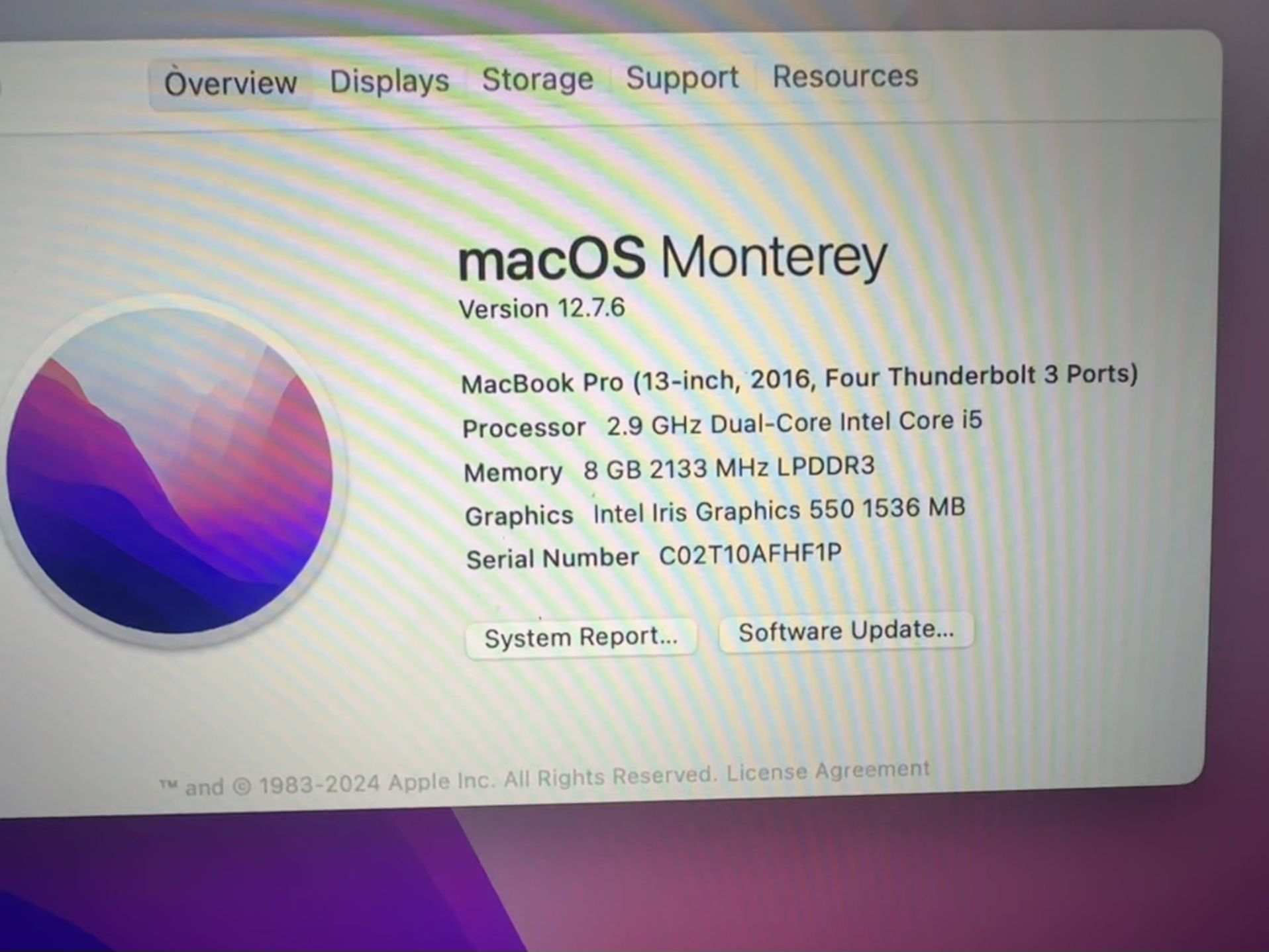 2016 MacBook Pro Touchbar