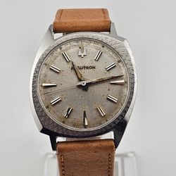 🦖1966 Bulova Accutron 214 Tuning Fork Watch Floppy Football - Running 🦖