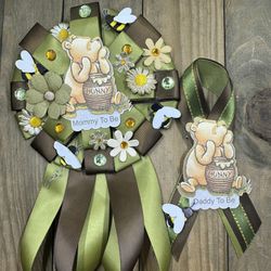 Baby Shower 2pc Set Mommy and Daddy to be corsages - I Can make corsages in different colors and themes