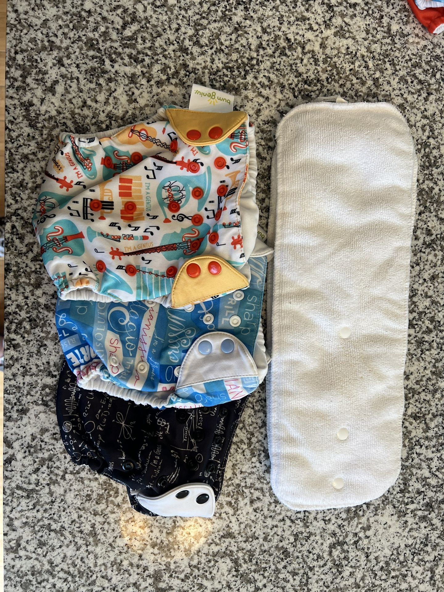 BumGenius all in one cloth diapers and inserts