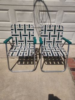 Web folding chairs