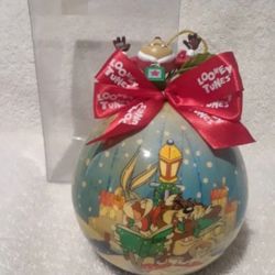 Vintage Looney tunes christmas ball ornament # 2
