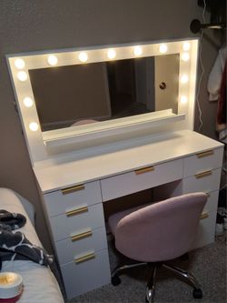 Vanity for sale plus chair