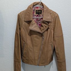 Lamb Skill Skull Biker Jacket