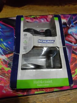Schlage hall and closet lever style handle