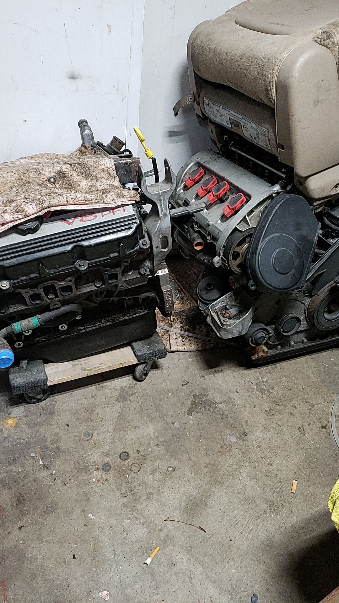 Audi Motor Is Gone Free Engines A Ac Unit From House And Other Scap