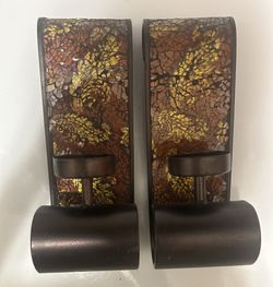 Mosaic Wall Candle Holder