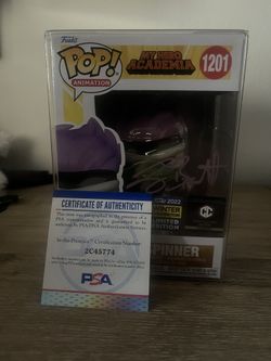 Signed Spinner My Hero Academia Funko Pop 1201