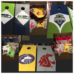 Corn hole game boards. Custom Made To Order 