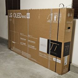 77 Inch OLED LG C4 Smart TV 4K UHD with 144 Hz refresh rate  New in the box.