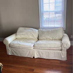 Super Comfortable White Couch