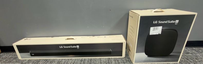 LG Sound Suite H7 Dolby Atmos Soundbar + W7 Subwoofer Black