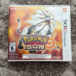 Pokemon Sun For Nintendo 3ds 