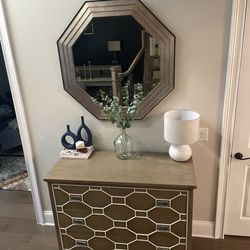 Entry Chest  And Mirror 