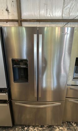 Stainless Steel Whirlpool French Door Fridge