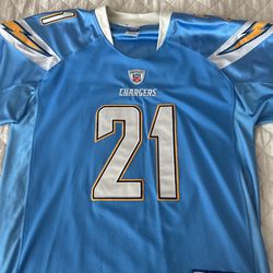 LaDainian Tomlinson # 21 Chargers Jersey Size 52