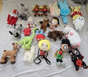 Plushies from Disney, Nickelodeon, and many more for sale