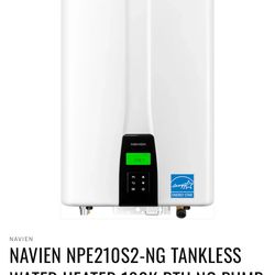 Navien 210S2 Tankless water heater