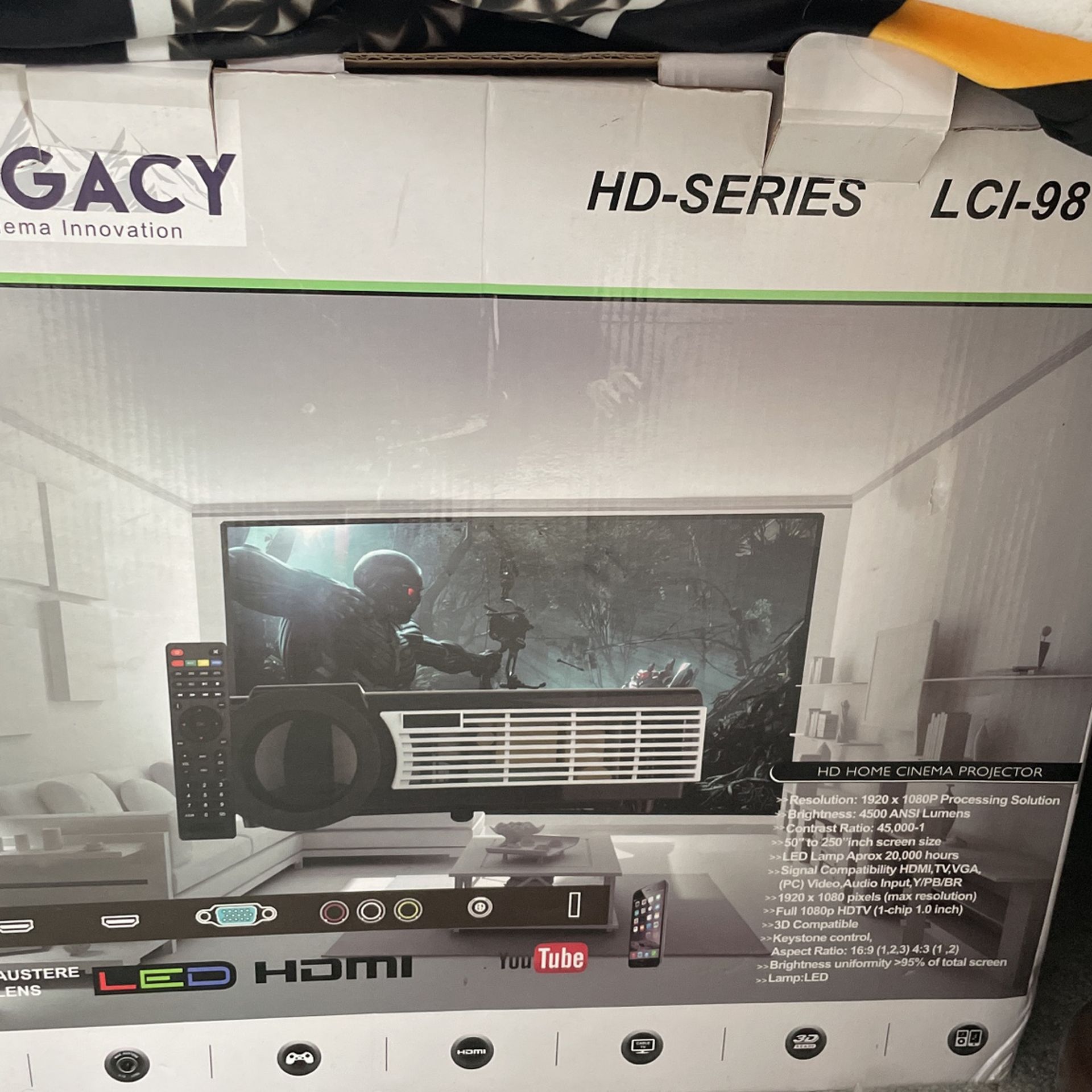 HD home Cinema Projector
