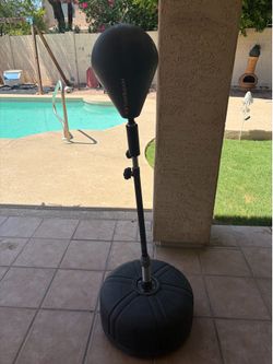Punching bag with stand