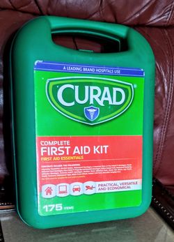 CURAD Complete First Aid Kit in Locking Case, Unused