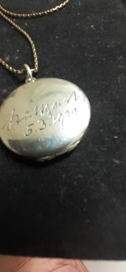 Vintage sterling locket