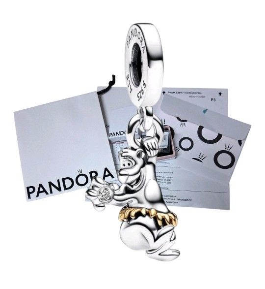 Pandora Disney 100th Anniversary Baloo Lab-grown Diamond Dangle Charm